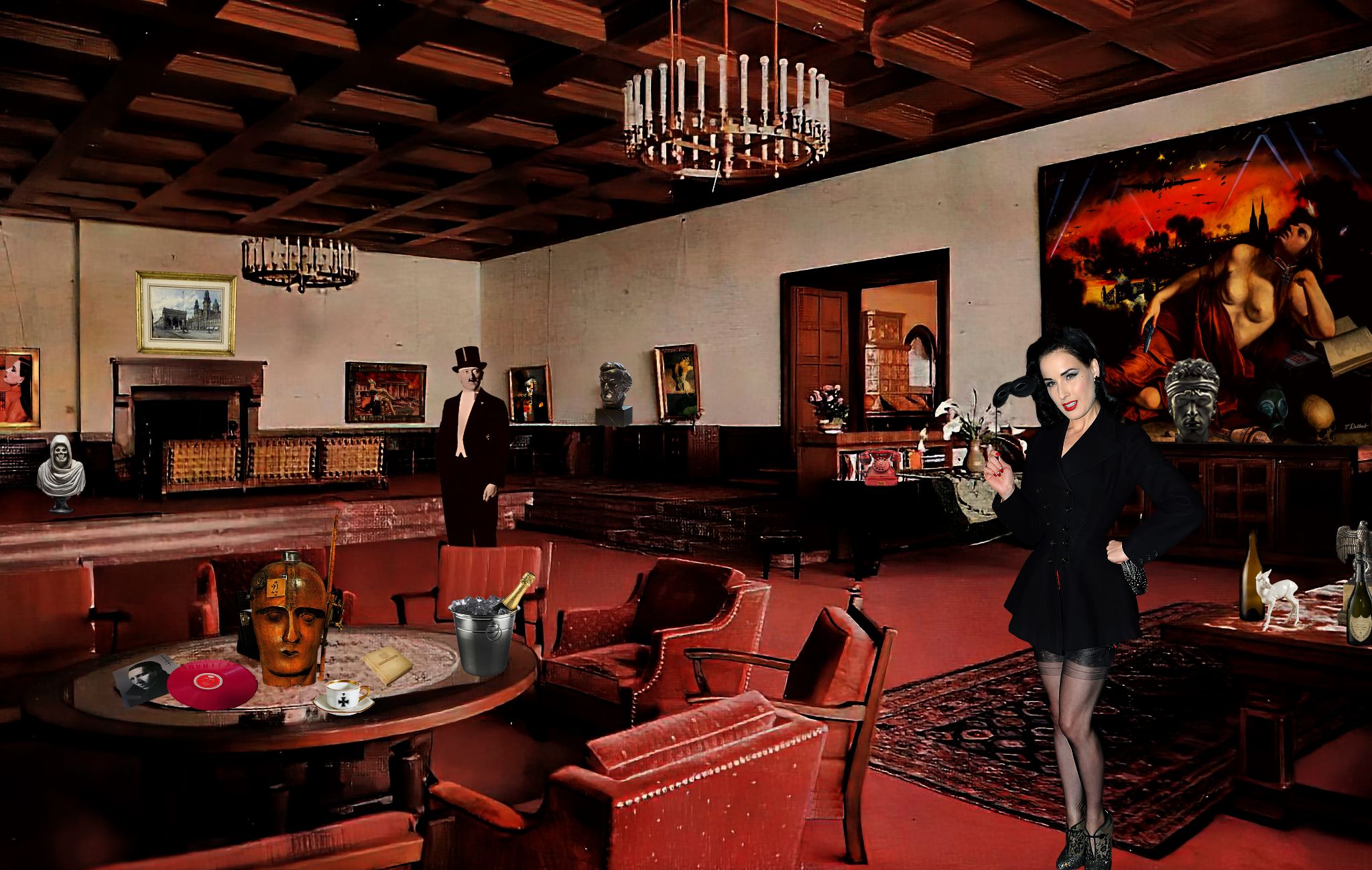 Dita at the Devils Mascarade 
